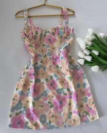 Be Mine Floral Mini Dress