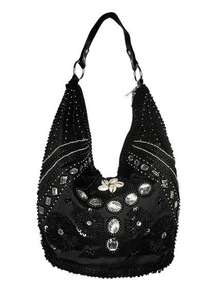 Black Beaded Purse