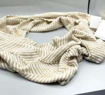 NWT Calvin Klein chevron stripe infinity scarf