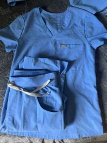 Ceil Blue Scrubs Set