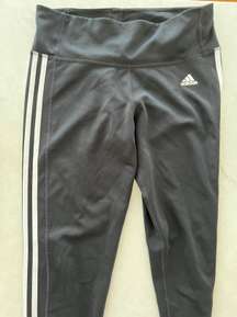 3-stripes Leggings Black And White