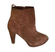 Eva & Zoe Suede Heeled Boots Brown Size 6.5 Vintage Y2K Neutral Stealth Wealth