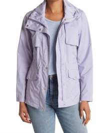 Cole Haan Water Repellent Hooded Parka Lavender