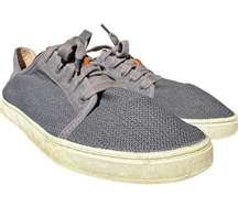 Olukai Pavement Pehuea Li Casual Sneakers Lace Up Comfort Breathable Gray 9