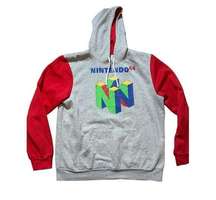 Nintendo 64 unisex gray graphic hoodie XL