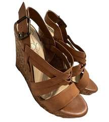 Jessica Simpson Wedge Sandals Size 8.5