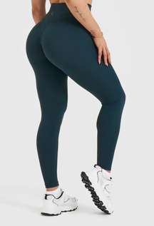  ACTIVE UNIFIED HIGH WAISTED LEGGINGS IN OIL BLUE