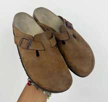 Birkenstock Brown Boston Clogs Size Women’s 40