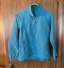 Black Diamond Women's Teal blue Full Zip Shell Jacket