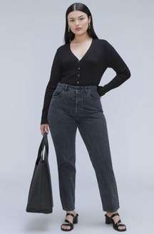 Everlane The Curvy 90’s Cheeky Straight Jean in Washed Black Size 26 Ankle