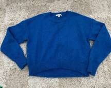 Blue Knitted Sweater 