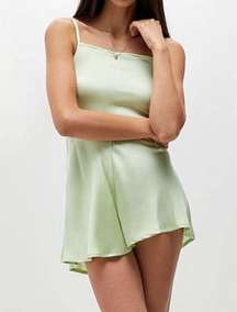 Daisy Street Mint Satin Romper