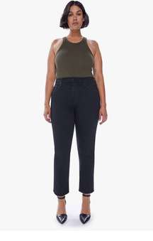 Mother High Waisted Rider Ankle Not Guilty Wash Black Jeans Sz 32