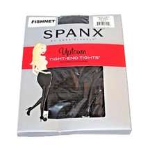 Spanx NEW  Women Size Small Black Uptown Tight-End Fishnet Tights