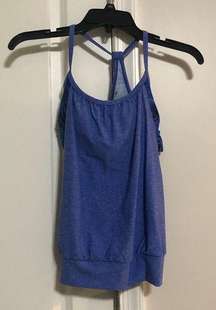 Speedo Blue Heather Racerback Tankini Top