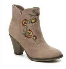 MIA Melrose Embroidered  Ankle Cowboy Boots