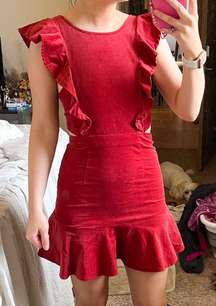 Red Cutout Dress