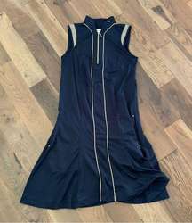 Greg Norman Womans Kaplan’s Blue Navy Gold Golf Active Sporty Dress Size Small