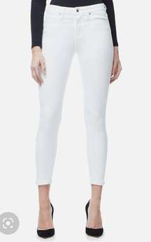 Good American Size 00 24 White Good Legs Cropped Jeans