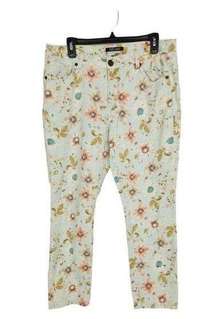 Roz & Ali floral print jeans size 14