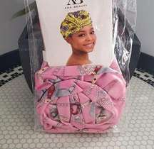 Ana Beauty New York Pink Gray Hair Turban Cap Size OSFM