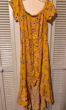 Able the Label Yellow Maxi Dress 