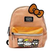 Sanrio Hello Kitty X Naruto Shippuden Vegan Leather Mini Backpack With Bow