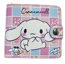 Sanrio Cinnamoroll Flip Wallet Hello Kitty Dog Puppy Kawaii Anime Cinnamon Roll