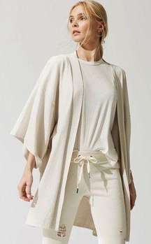 n:PHILANTHROPY Aiden Kimono Cardigan Short Sleeve Beige Cream XS S Small