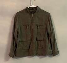 Mission supply and Co Large green zipup jacket