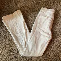 White Flare Jeans - Size 6/28