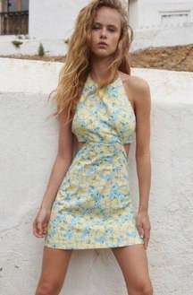 Yellow Mini Summer Dress