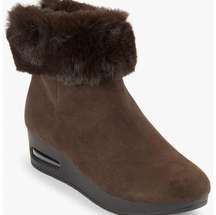 Abri Stone Fur Bootie Ankle Boots