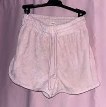 Aritzia Baby Pink Sweat Shorts