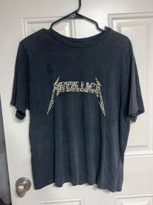 Metallica Cheetah Print Shirt