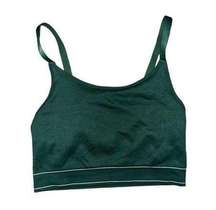 Women’s Aerie Super Seamless Bra Top Green Size XL