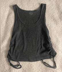 rubber tank top cinched sides sz small