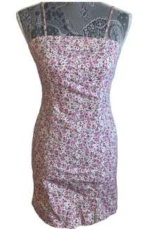 - floral mini dress