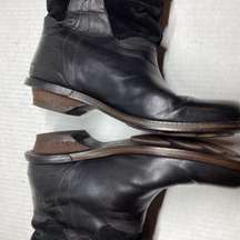 Addie Boots leather & suede black Size 8