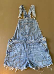 Denim Overall Shorts