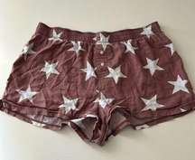 PINK Victorias Secret Star Pattern Pajama Boxer Shorts