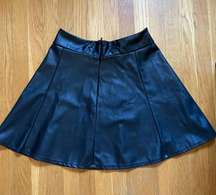 Black Leather Skirt