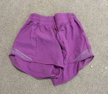 purple lulu shorts