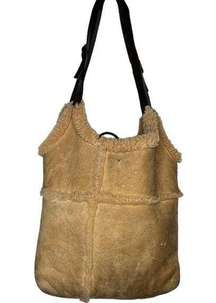 UGG Thick Suede Sherpa Purse Shoulder Bag