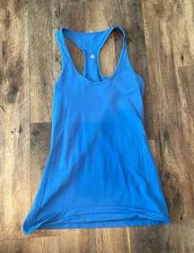 blue lululemon tank