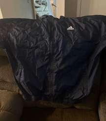 Navy Blue ‘Soccer’ Windbreaker