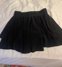 Black Tennis Skirt