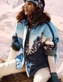 NEW | Free People Movement Photoreal Pippa Packable Puffer Azure Combo Size XS