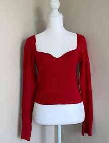 Madden Girl Ribbed Cropped Long-sleeve Sweater.