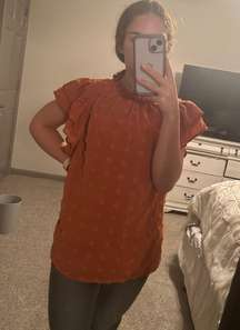 Boutique Orange Top